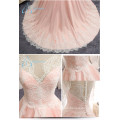 A-line China Supplier Encaje Illusion Bodice vestido de novia venta